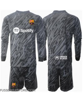 Günstige Barcelona Torwart 3rd trikot Kinder 2024-25 Langarm (+ Kurze Hosen)